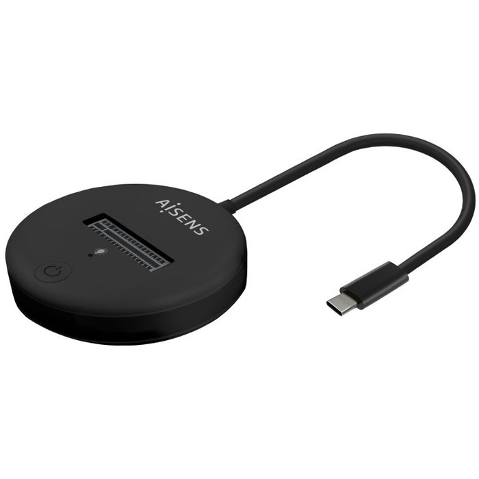 Aisens Dock USB-C para SSD M.2 SATA/NVMe ASUC-M2D013-BK Negro
